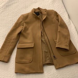 Theory Wool Camel Coat